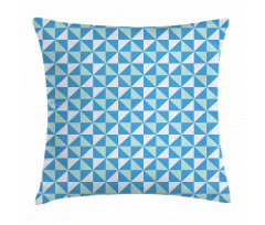 Grid Tile Triangle Shapes Pillow Cover