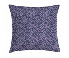 Foliage Silhouettes Corsage Pillow Cover
