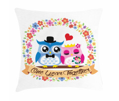 Year Lovers Owls Pillow Cover
