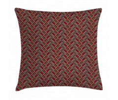 Retro Style Angled Design Pillow Cover