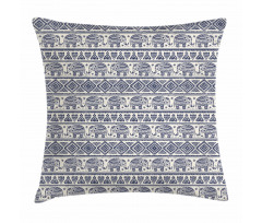 Ethnic Style Composition Pillow Cover