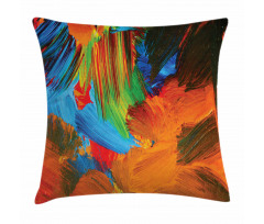 Watercolor Brush Strokes Pillow Cover