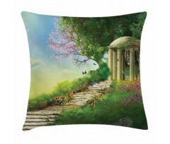 Gazebo at the Top of a Hill Pillow Cover