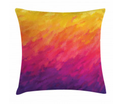 Watercolor Style Ombre Pillow Cover