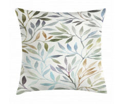 Watercolor Floral Pattern Pillow Cover