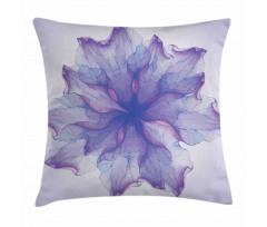Blossoming Petals Pattern Pillow Cover