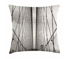 Brooklyn Bridge Cables Pillow Cover