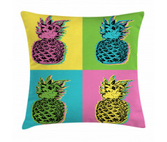 Colorful Summer Pop Art Pillow Cover