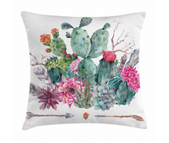 Bouquet in Boho Style Arrow Pillow Cover