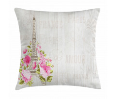 Spring Blossoming Flowers Pillow Cover