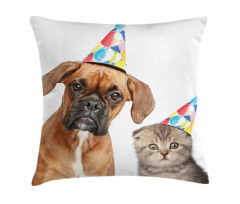 Funny Dog Scottish Cat Pillow Cover