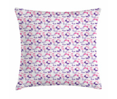 Simplistic Geometry Bugs Pillow Cover