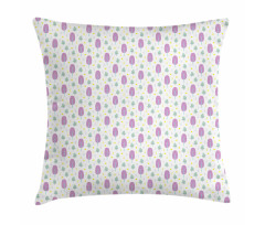 Sun with Trees and Bushes Pillow Cover