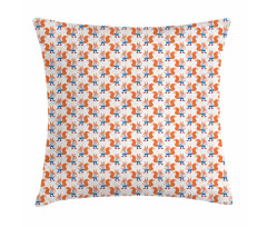 Animals Eating Ice Cream Pillow Cover