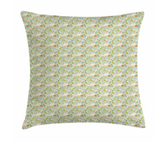 Autumn Dotted Mushrooms Pillow Cover