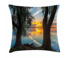 Sunrise over the Lake Pillow Cover