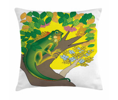 Cartoon of a Female Animal Pillow Cover