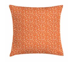 Nature Elements and Dots Pillow Cover