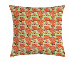 Blossoming Romantic Flower Pillow Cover