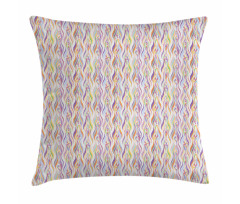 Rainbow Tone Illustration Pillow Cover