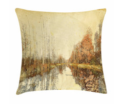Colorful Fallen Leaves Pillow Cover