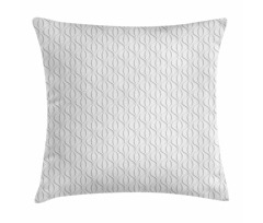 Vertical Curvy Lines Modern Pillow Cover