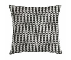 Interlacing Stripes Maze Pillow Cover