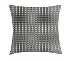 Repeating Star Shapes Mesh Pillow Cover