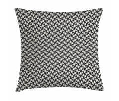 Adjacent Diamond Motifs Pillow Cover