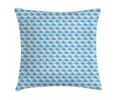 Funny Rabbits on Polka Dots Pillow Cover