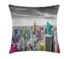 Cityscape Architecture Pillow Cover