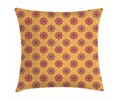 Middle Eastern Motifs Design Pillow Cover