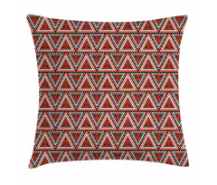 Triangles and Dots Tribal Pillow Cover