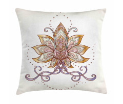 Flowers Motif Pillow Cover