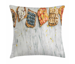 Whole Grain Toasts Pillow Cover