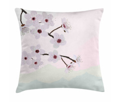 Motifs with Trees Pillow Cover