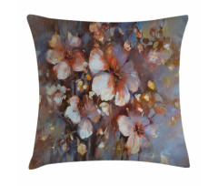 Oil Painting Cherry Pillow Cover