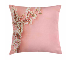 Tree on Pastel Pink Pillow Cover