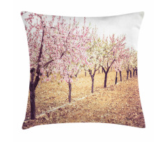 Pastel Idyllic Motif Pillow Cover