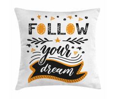 Popular Slogan Ornate Nature Pillow Cover