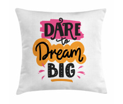 Positive Inspirational Words Pillow Cover