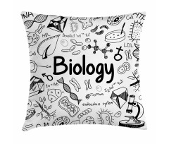 Hand-writing School Lab Pillow Cover