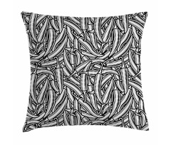 Abstract Modern Chili Peppers Pillow Cover