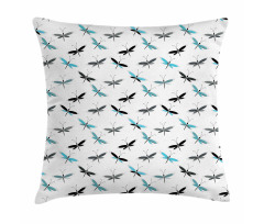 Simplistic Abstract Wings Pillow Cover