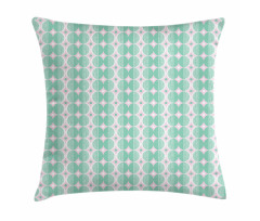 Symmetric Rounds Thin Lines Pillow Cover