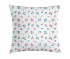 Wild Roses Petal in Vintage Pillow Cover