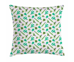 Upside down Plants Cartoon Pillow Cover