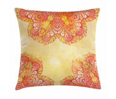 Patchwork Flower Leaves Pillow Cover