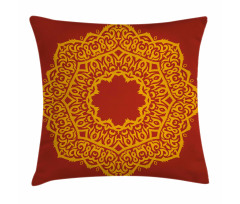 Aztec Style Painting Vivid Pillow Cover