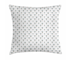 Hot Air Balloons in the Sky Pillow Cover